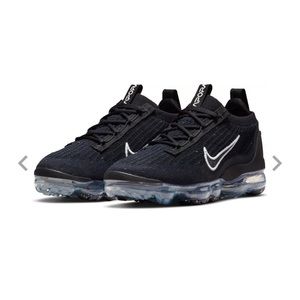 Nike Vapormax 2021 FK Blk/Wht/Metallic 8 NWT